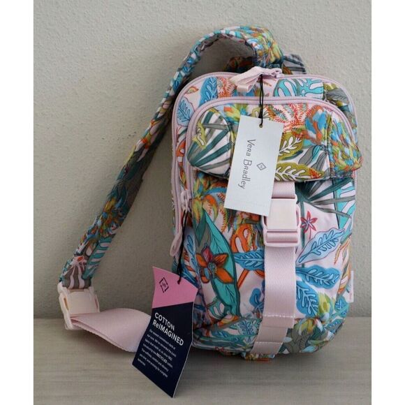 Vera Bradley 28024-X02 Women's Small Rain Forest Canopy Utility Sling Backpack - Picture 1 of 16
